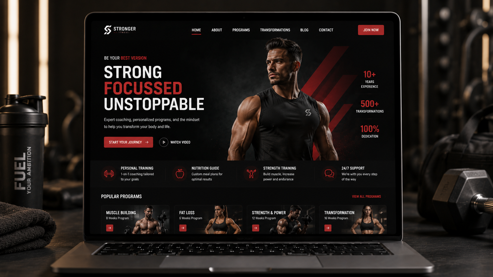 Gym & Fitness Template