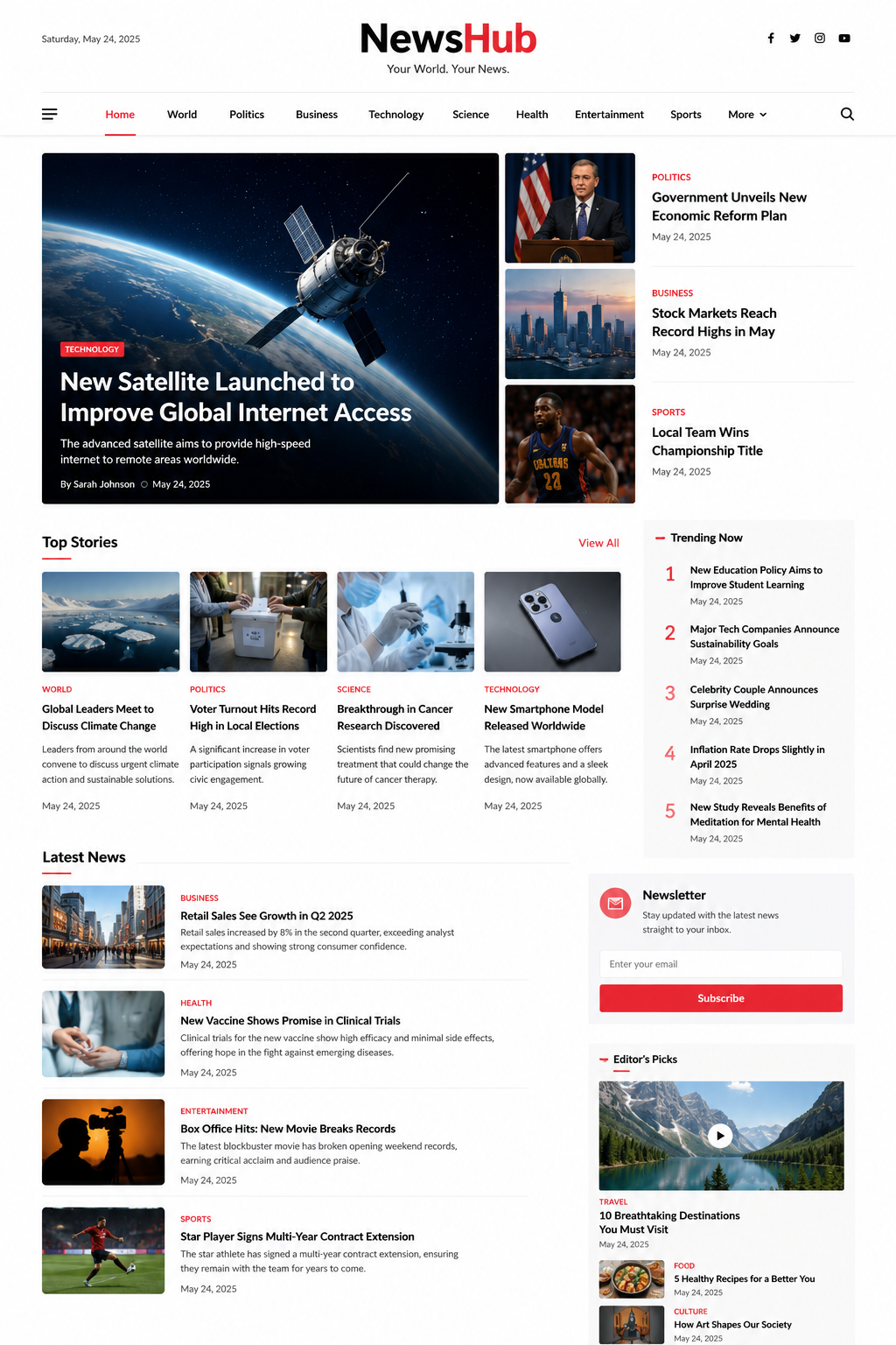 News Portal Template