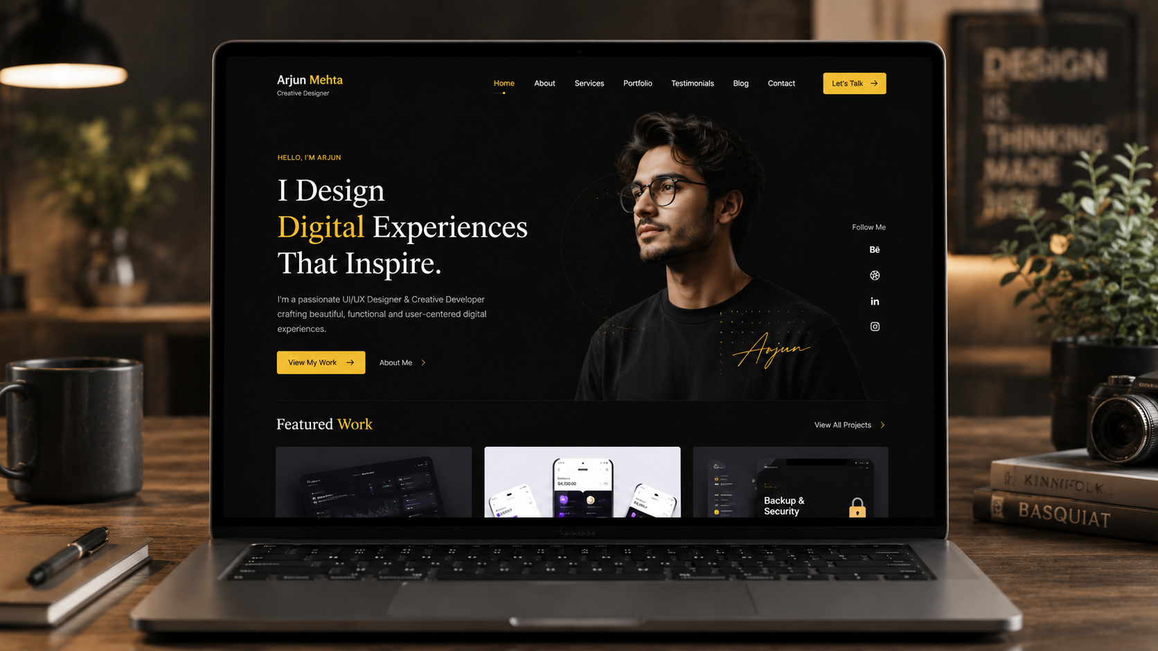 portfolio template